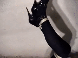 ginaraemichaels.com - Gina's spandex skirt tape gag escape challege thumbnail